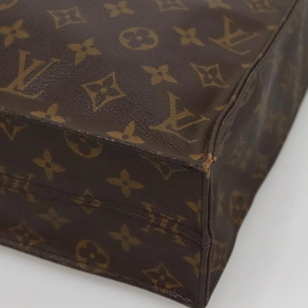 LOUIS VUITTON Monogram Sac Plat Hand Bag M51140 LV Auth 140437 - Picture 4 of 16